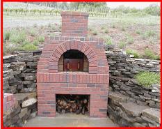 italian  outdoor oven 