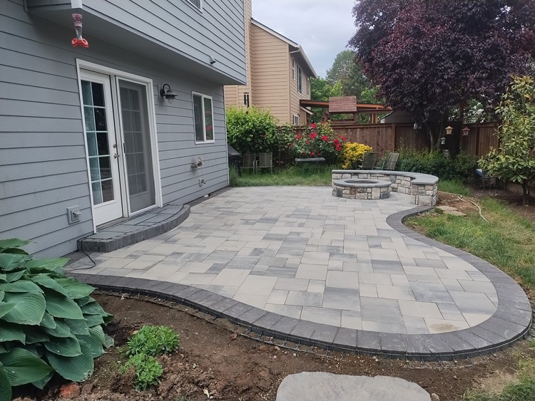 sand paver patio  installation 